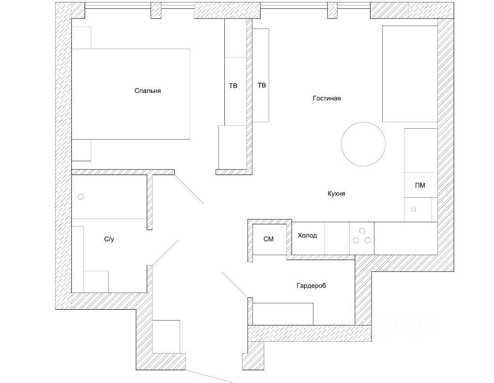 m. Dubrovka: Apartment, 1-rooms