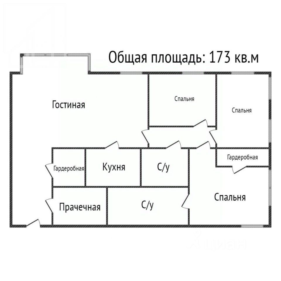 m. Smolenskaya: Apartment, 4-rooms