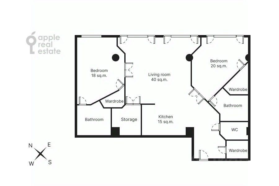 m. Belorusskaya: Apartment, 4-rooms