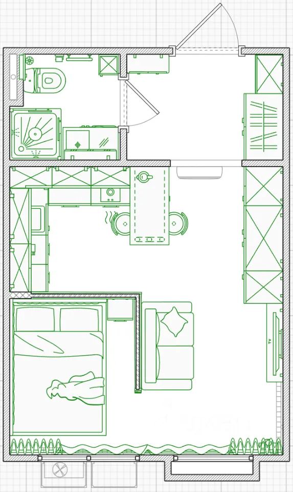 m. Butyrskaya : Apartment, studio