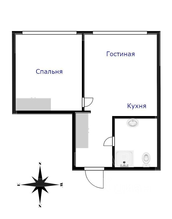 m. Dmitrovskaya: Apartment, 1-rooms