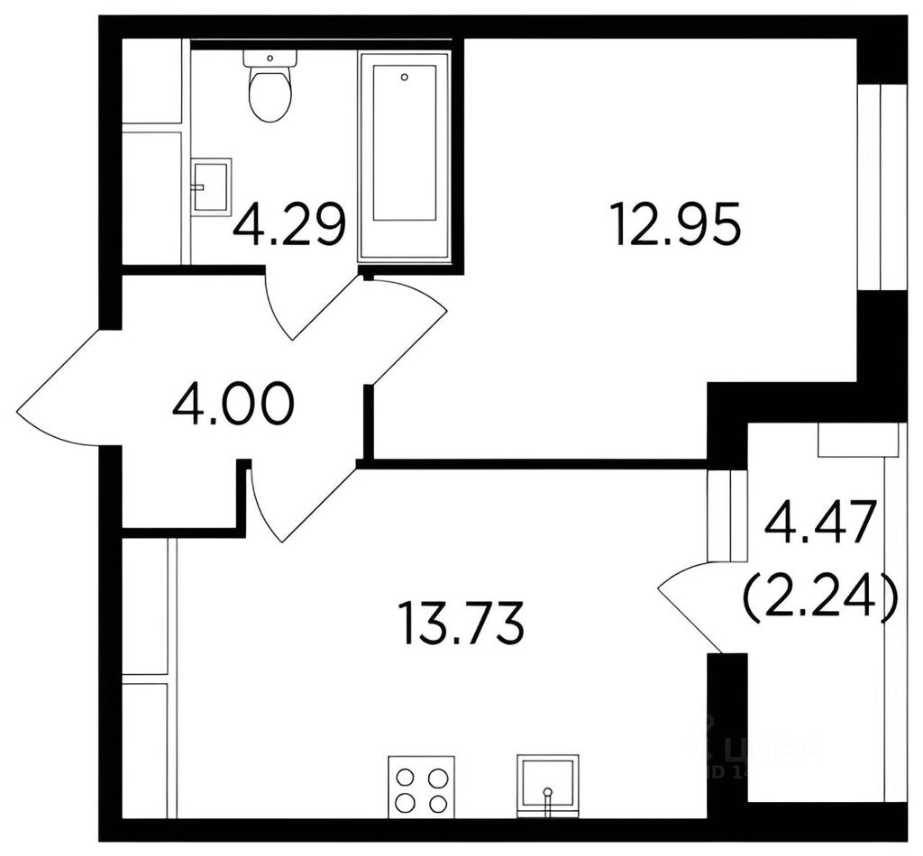 m. Odintsovo: Apartment, 1-rooms