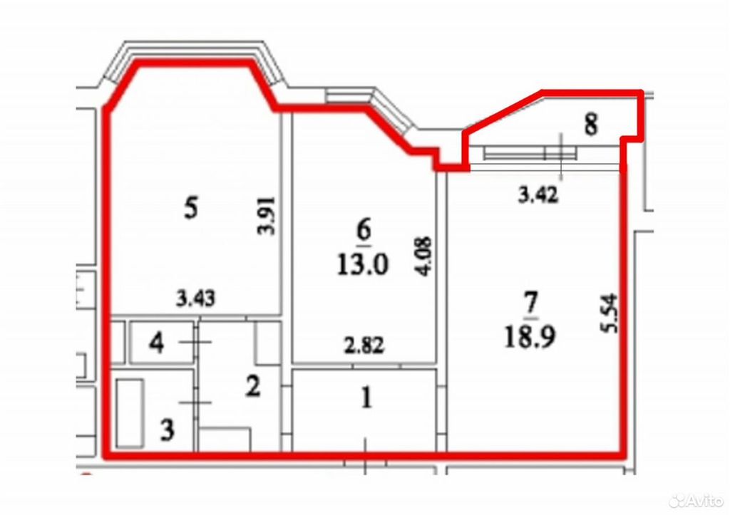 m. Zheleznodorozhnaya: Apartment, 2-rooms
