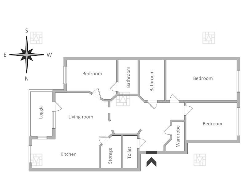 m. Arbatskaya: Apartment, 4-rooms