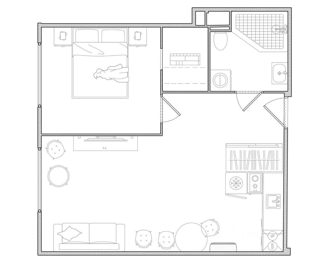m. Koptevo: Apartment, 1-rooms