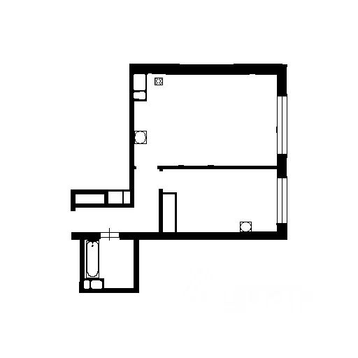 m. Tulskaya: Apartment, 2-rooms