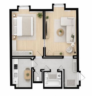 m. Arbatskaya: Apartment, 2-rooms