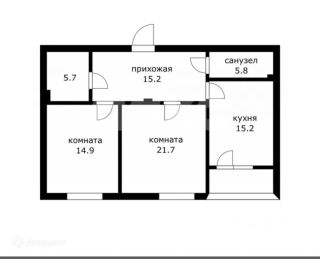 m. Zhulebino: Apartment, 2-rooms