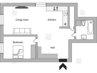 m. Chekhovskaya: Apartment, 2-rooms