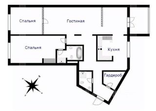 m. Smolenskaya: Apartment, 3-rooms
