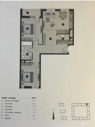 m. Pyatnitskoe shosse: Apartment, 2-rooms