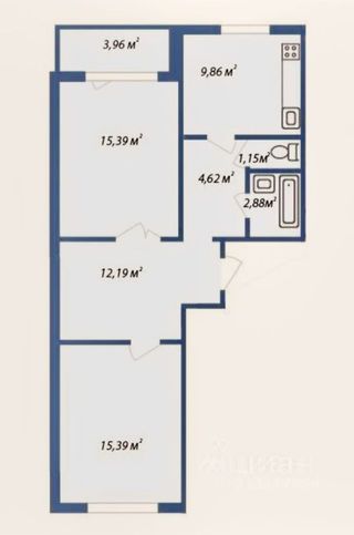 m. Malakhovka: Apartment, 2-rooms