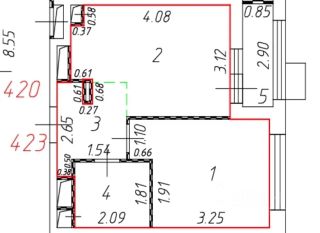 m. Pyatnitskoe shosse: Apartment, 1-rooms