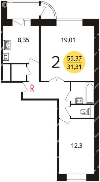 m. Okhotny ryad: Apartment, 2-rooms