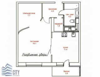 m. Reutovo: Apartment, 1-rooms