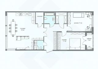 m. Smolenskaya: Apartment, 3-rooms