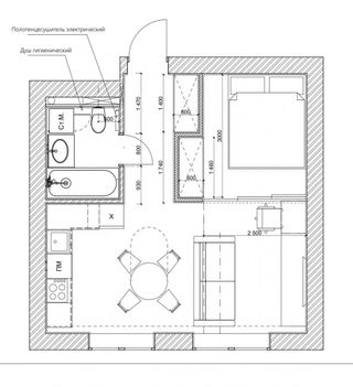 m. Molodezhnaya: Apartment, 1-rooms