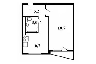 m. Tsvetnoy bulvar: Apartment, 1-rooms