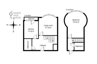 m. Panfilovskaya: Apartment, 2-rooms