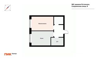 m. Pyatnitskoe shosse: Apartment, 1-rooms