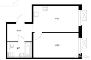 m. Filatov lug: Apartment, 1-rooms