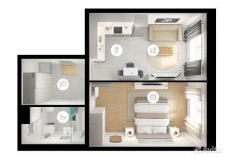 m. Filatov lug: Apartment, 1-rooms