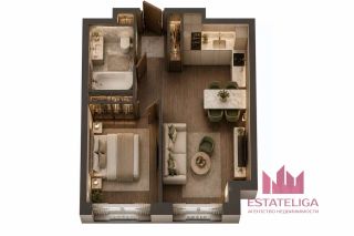 m. Terekhovo: Apartment, 2-rooms