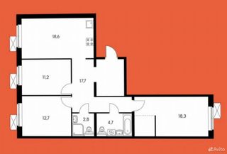 m. Pervomayskaya: Apartment, 3-rooms