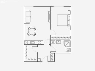 m. Bagrationovskaya: Apartment, 2-rooms