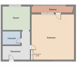 m. Planernaya: Apartment, 1-rooms