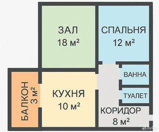 m. Fabrichnaya: Apartment, 2-rooms