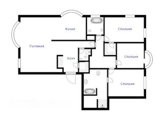 m. Barrikadnaya: Apartment, 4-rooms