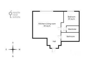 m. TsSKA: Apartment, 2-rooms
