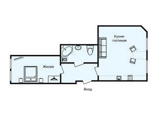 m. Mayakovskaya: Apartment, 2-rooms