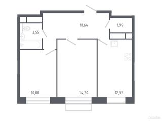 m. Olgino: Apartment, 2-rooms
