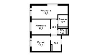 m. Kotelniki: Apartment, 2-rooms