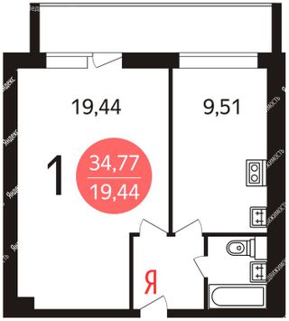 m. Prospekt Mira: Apartment, 1-rooms