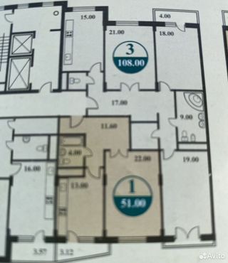 m. TsSKA: Apartment, 1-rooms