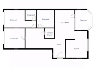 m. Oktyabrskaya: Apartment, 3-rooms