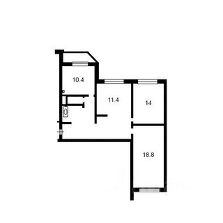 m. Nekrasovka: Apartment, 3-rooms