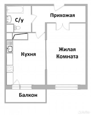 m. Podolsk: Apartment, 1-rooms