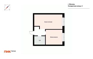 m. Savelovskaya: Apartment, 1-rooms