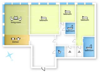 m. Delovoy tsentr: Apartment, 4-rooms