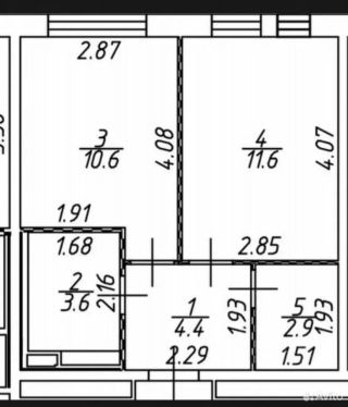 m. Ukhtomskaya: Apartment, 1-rooms