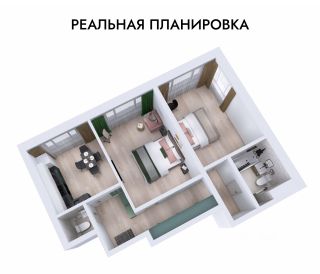 m. Nagornaya: Apartment, 2-rooms