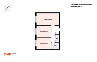 m. Verkhnie Kotly: Apartment, 2-rooms