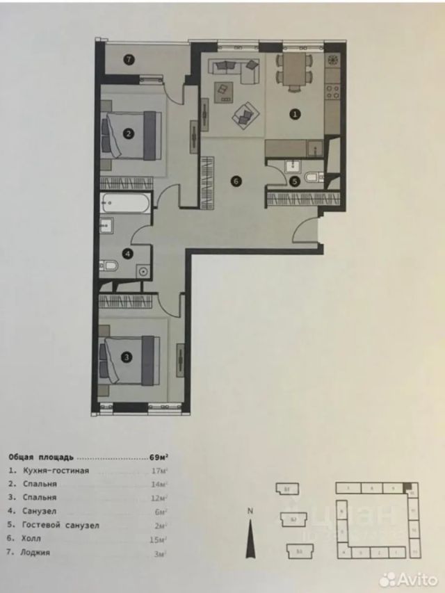 m. Pyatnitskoe shosse: Apartment, 2-rooms