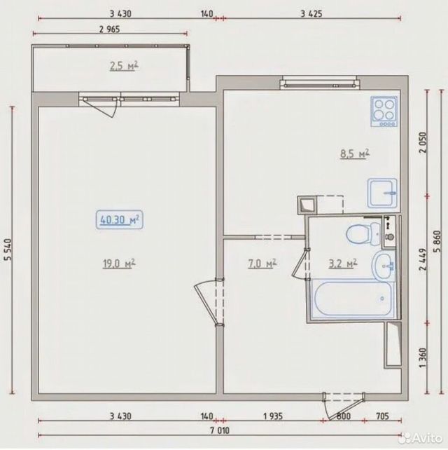 m. Krylatskoe: Apartment, 1-rooms