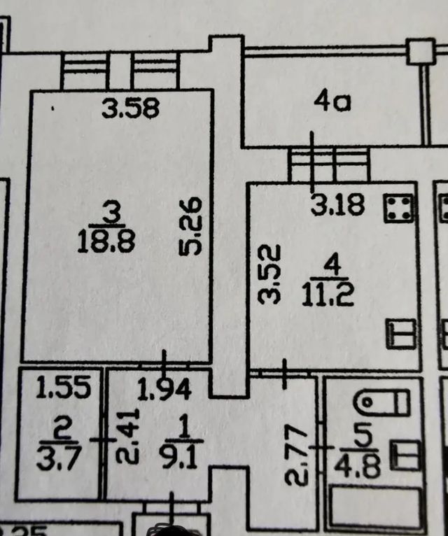 m. Medvedkovo: Apartment, 1-rooms