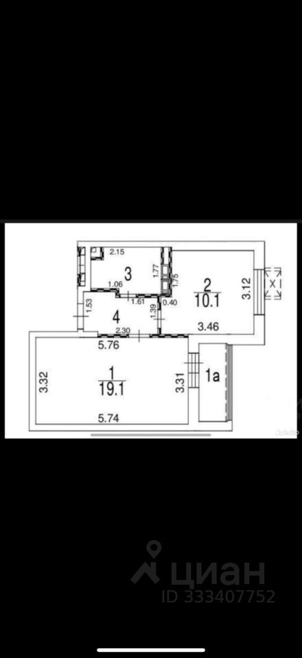 m. Filevsky park: Apartment, 1-rooms